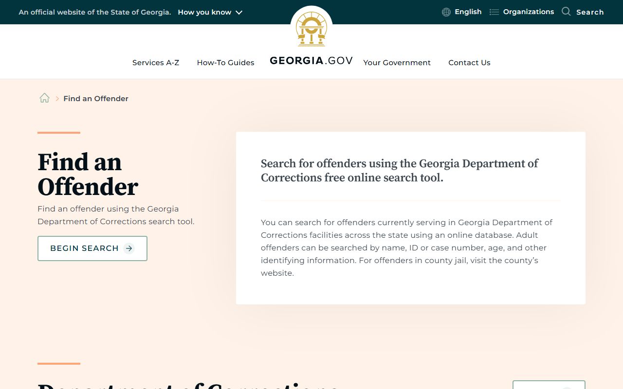 Dade County criminal court records Georgia offender search overview