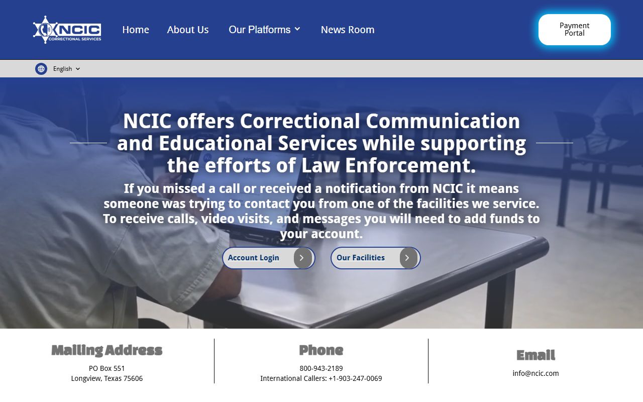 Dade County inmate records NCIC phone and video provider